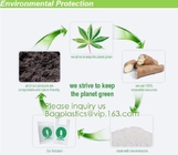 Custom Printed Biodegradable Plastic Bags En13432 Corn Starch Based On Roll