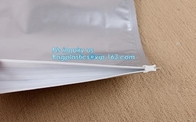 laminated multiple layer plastic aluminum foil bag side gusset pet food bag with slider Zip lockkk, Customized Printing Sta