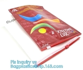 Custom Slider Reclosable Bags 200 Mics Frosted Travel PVC Vinyl Toiletry