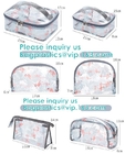 Travel Luggage Pouch Custom Clear Transparent PVC Travel Toiletry Bag Make Up Cosmetic Bag,Vinyl Wash Beauty Cosmetic Tr