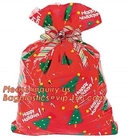 Food Grade Christmas Gift Bags Red Sack Plastic Jumbo Bike Gravure Printing