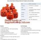 Halloween Pumpkin Leaf  Food Gift Box Packaging Outdoor 30 Microns Jumbo