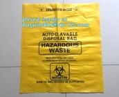 A3 Medical Autoclavable Biohazard Bags Biodegradable Clinical Waste