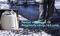 Bitumen Big FIBC Jumbo Bags Bottom Spout , Inner Liner Bag Ventilated Breathing