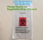 Plastic Autoclavable Biohazard Waste Bags Environmental Intaglio Printed Packaging